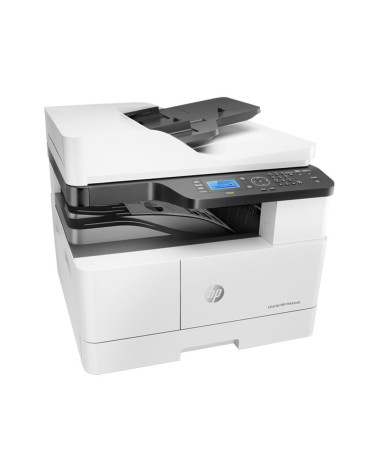 HP LaserJet M443nda А3, МФУ, лазерное, черно-белое, 25стр/мин, 1200dpi, 600МГц, 512Мб, 100АПД, USB/Ethernet, 4000стр/картридж, (