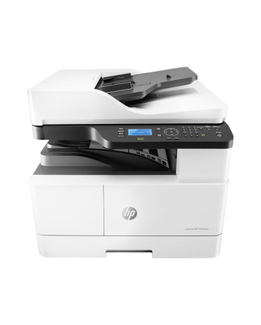 HP LaserJet M443nda А3, МФУ, лазерное, черно-белое, 25стр/мин, 1200dpi, 600МГц, 512Мб, 100АПД, USB/Ethernet, 4000стр/картридж, (