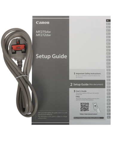 МФУ Canon i-Sensys MF272dw А4, лазерное, черно-белое , 29стр/мин, 2400х600dpi, 1200МГц, 256Мб, WiFi/USB/Ethernet, 1200стр/картри