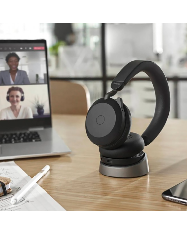 Гарнитура беспроводная Jabra Evolve2 75, Link380a MS Stereo Stand Black