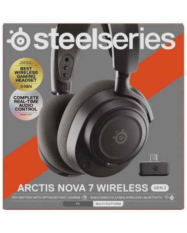 Наушники SteelSeries Arctis Nova 7 Wireless (Gen 2) Black