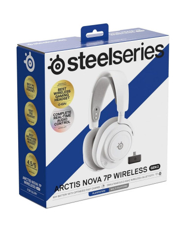 Наушники SteelSeries Arctis Nova 7P Wireless (Gen 2) White