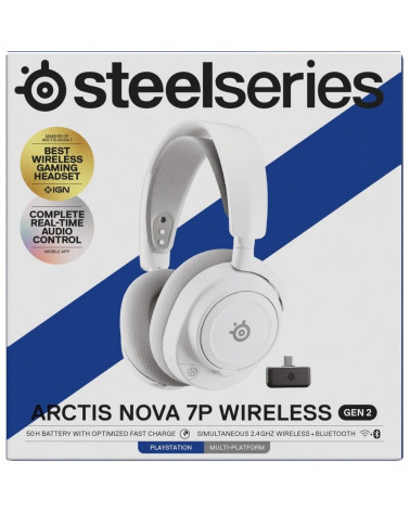 Наушники SteelSeries Arctis Nova 7P Wireless (Gen 2) White