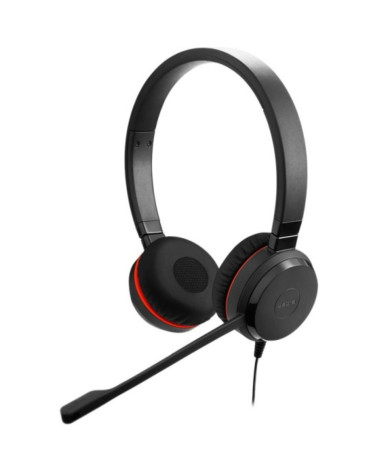 Проводная гарнитура Jabra Evolve 20 SE, Stereo MS, USB C/A adapter, Leather (PN:4999-823-369)