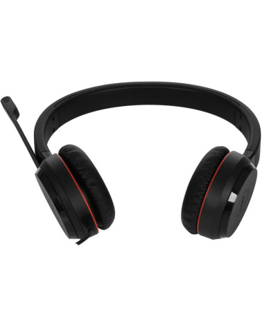 Проводная гарнитура Jabra Evolve 20 SE, Stereo MS, USB C/A adapter, Leather (PN:4999-823-369)