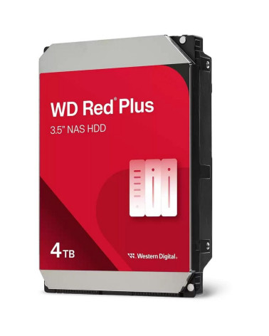 Жесткий диск Western Digital 4TB WD40EFZZ Red Plus, SATA3, Cache 128MB IntelliPower 