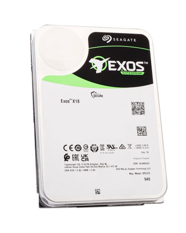 Жесткий диск серверный Seagate Exos X18 ST12000NM004J 12TB 3.5" SAS 12Gb/s, 7200rpm, 256MB, 512e/4Kn, Bulk (020398) 