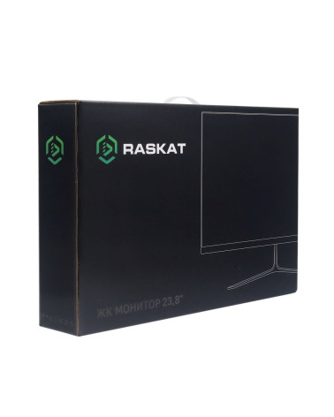 Монитор 23.8" Raskat I24F10DAW (23.8',IPS, 1920*1080, VGA+HDMI+DP, 5ms, 178°/178°, 1000:1, 100Hz, White) 