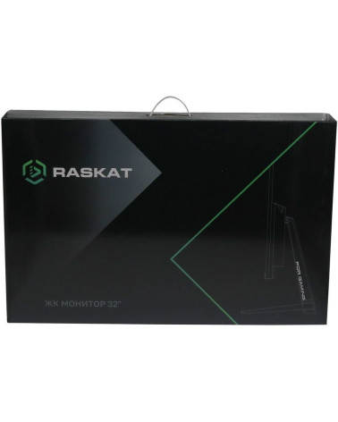 Монитор 31,5" Raskat I32Q16D 32" (IPS, 2560x1440, HDMI+DP, 5ms, 178°/178°, 1000:1, 165Hz, Black) 
