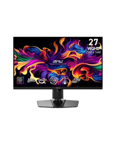 Монитор 26.5" MSI MPG 271QR QD-OLED X50  QD-OLED, 2560x1440, 500Hz, 0,03ms, 300сd/m, 1500000:1, HDR10 | 2xHDMI(2.1), DP(2.1a), T
