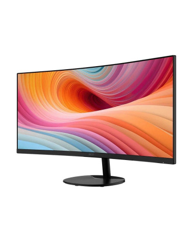 Монитор 34" MSI PRO MP341CQ E12 Curved  VA, 3440x1440, 120Hz, 4ms, 300сd/m, 3500:1, HDR | 2xHDMI(2.0b), DP(1.4a) | InPSU, Speake