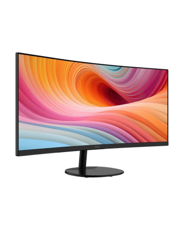 Монитор 34" MSI PRO MP341CQ E12 Curved  VA, 3440x1440, 120Hz, 4ms, 300сd/m, 3500:1, HDR | 2xHDMI(2.0b), DP(1.4a) | InPSU, Speake