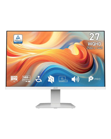 Монитор 27" MSI PRO MP273QW E14   IPS, 2560x1440, 144Hz, 4ms, 300сd/m, 1500:1, HDR | 2xHDMI(2.0b), DP(1.2a) | InPSU, Speakers, V