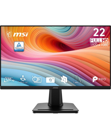 Монитор 21.45" MSI PRO MP225 E12L   IPS, 1920x1080, 120Hz, 14ms, 300сd/m, 1300:1  | VGA, HDMI(1.4b) | InPSU, Vesa 100, Black 