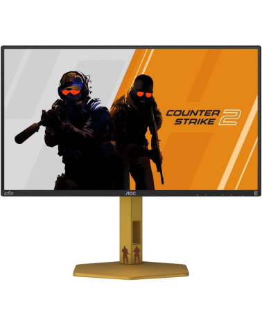 Монитор 24.5" AOC CS25G IPS (Fast IPS), 1920x1080, 300Hz, 1ms, 400сd/m, 1000:1, 2xHDMI(2.0), DP(1.4), Pivot, InPSU,, Vesa 100, B