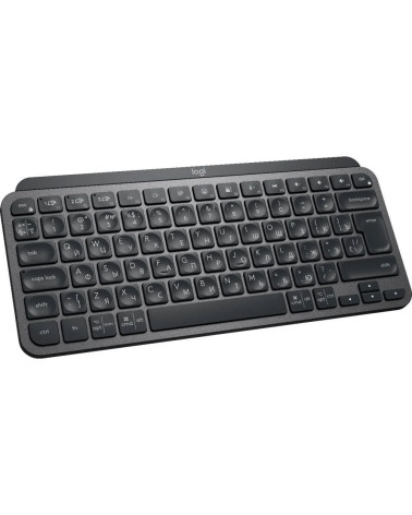 Клавиатура беспроводная Logitech MX Keys Mini Graphite |920-010501| Компактная, черная, Bluetooth LE/Logi Bolt, автоматическая п