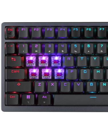 Клавиатура ASUS M701 ROG AZOTH ROG NX Snow PBT 75% USB 2.4GHz BT 