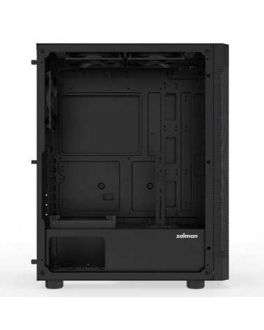 Корпус Zalman ATX Mid Tower PC Case, Black fan x6