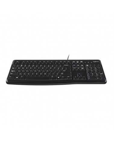 Клавиатура Logitech K120 for Business черная, офисная, 104 клавиши, защита от воды, USB 1,5м, brown box, (021419)
