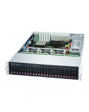 Корпус SuperMicro CSE-216BE2C-R920LPB 2U, 24x 2,5" HS SAS/SATA (Dual SAS3 Expander - SFF 8643), 2x920W (80PLUS platinum). 