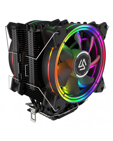 Вентилятор ALSEYE H120D Universal, TDP 200W, Heat Pipe:6mm*6pcs, 8002000RPM, 11.6-35.3dB(A), RGB, RTL 18 (872339)/(874043) 