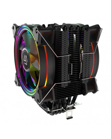 Вентилятор ALSEYE H120D Universal, TDP 200W, Heat Pipe:6mm*6pcs, 8002000RPM, 11.6-35.3dB(A), RGB, RTL 18 (872339)/(874043) 