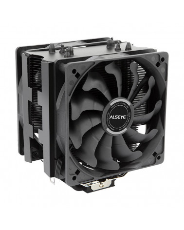 Вентилятор ALSEYE S120D-B Universal, TDP 135W, 2x120FAN, 4 heat pipe, PWM, RTL20 (874258) 