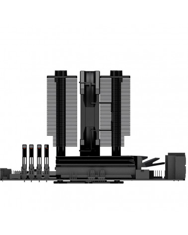 Вентилятор ID-Cooling SE-207 XT SLIM 220W/ PWM/ all Intel /AMD AM4, AM5/ Screws 