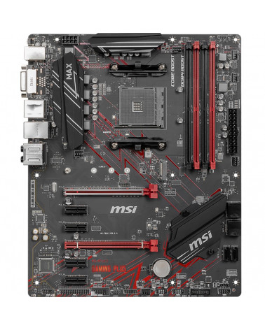 Материнская плата MSI B450 GAMING PLUS MAX, Socket AM4, AMD®B450, 4xDDR4-2667, 2xPCI-Ex16x, 4xPCI-Ex1x, DVI-D+HDMI, 6xSATA3(RAID