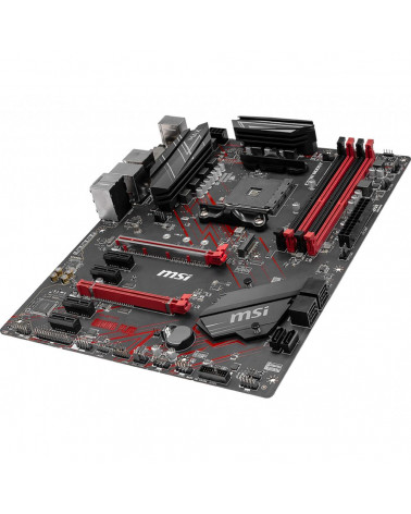 Материнская плата MSI B450 GAMING PLUS MAX, Socket AM4, AMD®B450, 4xDDR4-2667, 2xPCI-Ex16x, 4xPCI-Ex1x, DVI-D+HDMI, 6xSATA3(RAID