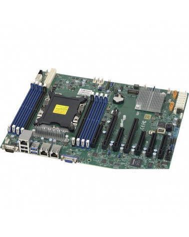 Материнская плата SuperMicro SuperMicro MBD-X11SRL-F-B ,ATX, Intel® C422, LGA2066, 512GB ECC RDIMM 1TB Registered ECC LDIMM, Dua