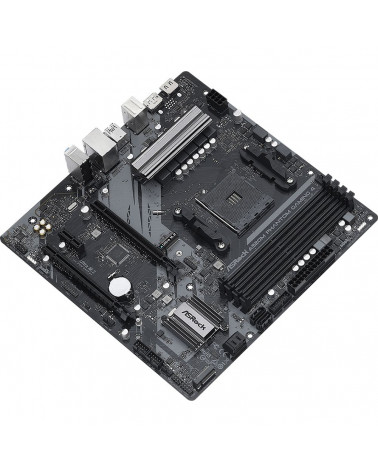 Материнская плата ASRock A520M PHANTOM GAMING 4, Socket AM4, AMD A520, 4xDDR4-3200, HDMI+DP, 2xPCI-Ex16, 1xPCI-Ex1, 4xSATA3(RAID