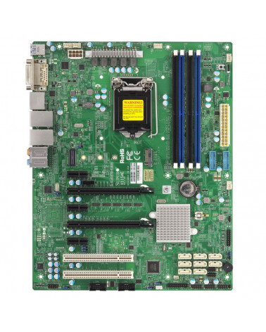 Материнская плата SuperMicro Материнcкая плата SuperMicro MBD-X11SAE-B (заглушка (MCP-260-00063-1) +2 провада CBL-0044L ) 10 