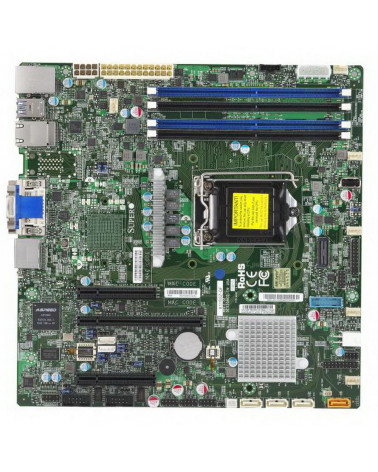 Материнская плата SuperMicro X11SSZ-F-B (incl. 1x IO Shield MCP-260-00093-0N, 2x CBL-0044L) 