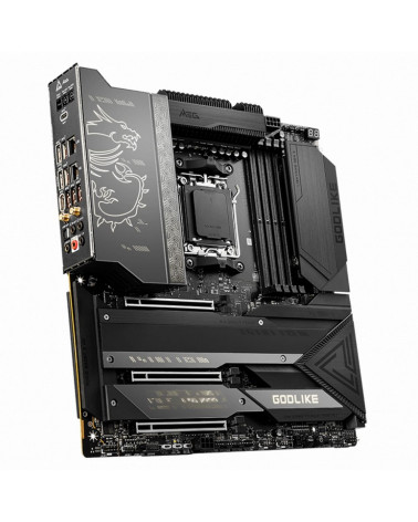 Материнская плата MSI MEG X670E GODLIKE, AM5,4DDR5,3PCI - Ex16,4M.2,8SATA3,3USB 3.2 Gen2x2,8USB3.2 Gen2,4USB3 (010122) 