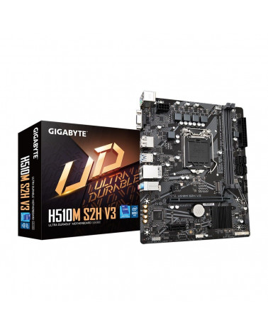 Материнская плата Gigabyte H510M S2H V3, Socket 1200, Intel®H470, 2xDDR4-3200, D-SUB+HDMI+DP, 1xPCI-Ex16, 1xPCI-Ex1, 4xSATA3(RAI