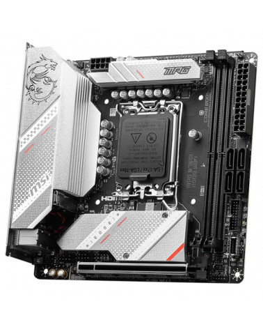 Материнская плата MSI MPG B760I EDGE WIFI B760, LGA1700, 2x DDR5, 1PCI-Ex16, 2M.2, 4SATA, 3USB3.2, Gen2(2C+1A), ,6USB3.2 