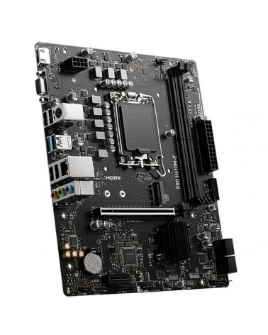 Материнская плата MSI B PRO H610M-E H610 LGA1700 2DDR5 1PCI-Ex16 1PCI-Ex1 1M.2 Gen4 4SATA3.0 4USB3.2Gen1 