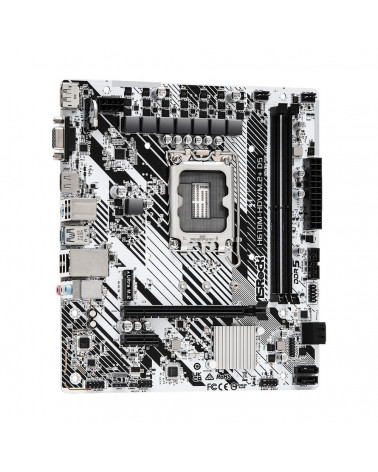 Материнская плата ASRock H610M-HDV/M.2+ D5, Socket 1700, Intel®H610, 2xDDR5-4800, D-SUB+HDMI+DP, 1xPCI-Ex16, 1xPCI-Ex1, 4xSATA3,