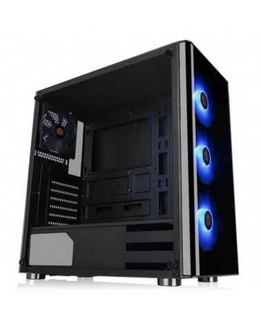 Корпус Thermaltake V200 TG RGB CA-1K8-00M1WN-01 Black/Win/SPCC/Tempered Glass*1/120mm RGB Fans*3 + 120mm Standard CA-1K8-00M1WN-