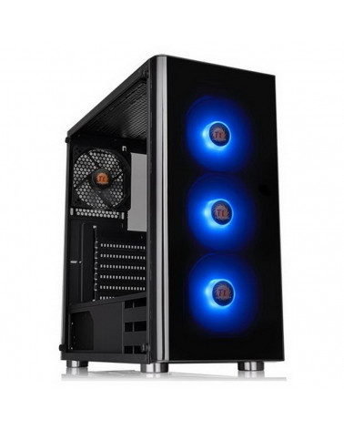 Корпус Thermaltake V200 TG RGB CA-1K8-00M1WN-01 Black/Win/SPCC/Tempered Glass*1/120mm RGB Fans*3 + 120mm Standard CA-1K8-00M1WN-