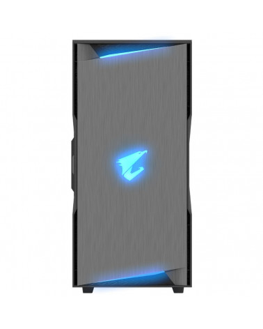 Корпус Gigabyte AORUS C300 Glass MidTower, ATX, USB-C x1, USB3.0 x2, Audio I/O, GPU:400mm, Black, TG (551223) 