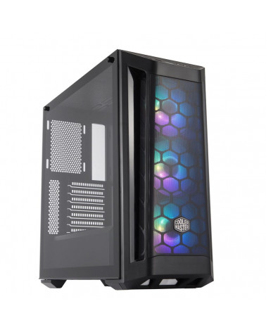 Корпус Cooler Master MasterBox MB511 ARGB MCB-B511D-KGNN-RGA Mesh version black trim. 3X RGB FAN installed, Including MCB-B511D-