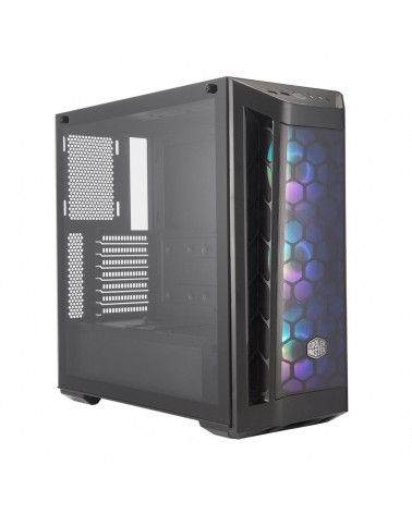 Корпус Cooler Master MasterBox MB511 ARGB MCB-B511D-KGNN-RGA Mesh version black trim. 3X RGB FAN installed, Including MCB-B511D-