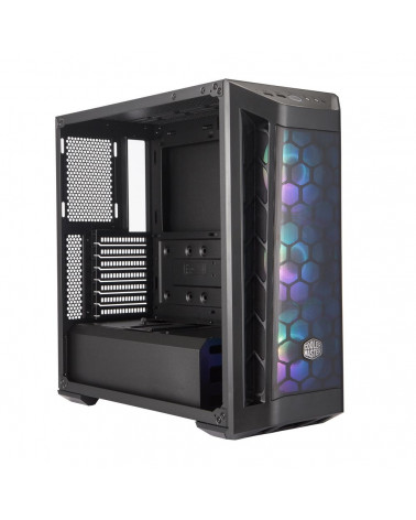 Корпус Cooler Master MasterBox MB511 ARGB MCB-B511D-KGNN-RGA Mesh version black trim. 3X RGB FAN installed, Including MCB-B511D-