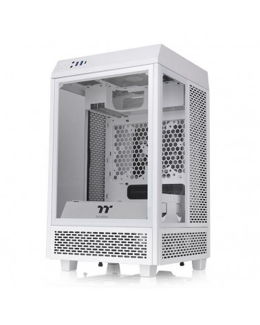 Корпус Thermaltake The Tower 100 Snow CA-1R3-00S6WN-00 /White/Win/SPCC/Tempered Glass*3 (525763) 