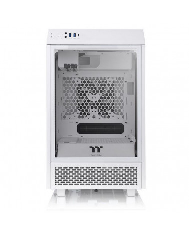 Корпус Thermaltake The Tower 100 Snow CA-1R3-00S6WN-00 /White/Win/SPCC/Tempered Glass*3 (525763) 