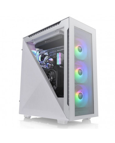 Корпус Thermaltake Divider 500 TG Snow ARGB CA-1T4-00M6WN-01 White/Win/SPCC/Tempered Glass*4/120mm ARGB Fan*3/120mm CA-1T4-00M6W