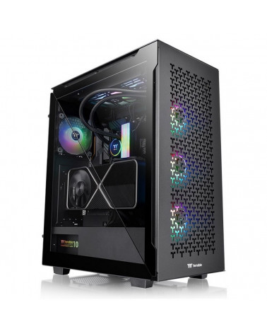 Корпус Thermaltake Divider 500 TG Air CA-1T4-00M1WN-02 Black/Win/SPCC/Tempered Glass*2/Mesh Front & Top Panel/120mm CA-1T4-00M1W