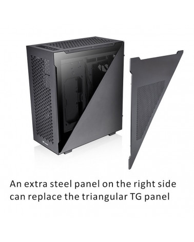 Корпус Thermaltake Divider 500 TG Air CA-1T4-00M1WN-02 Black/Win/SPCC/Tempered Glass*2/Mesh Front & Top Panel/120mm CA-1T4-00M1W